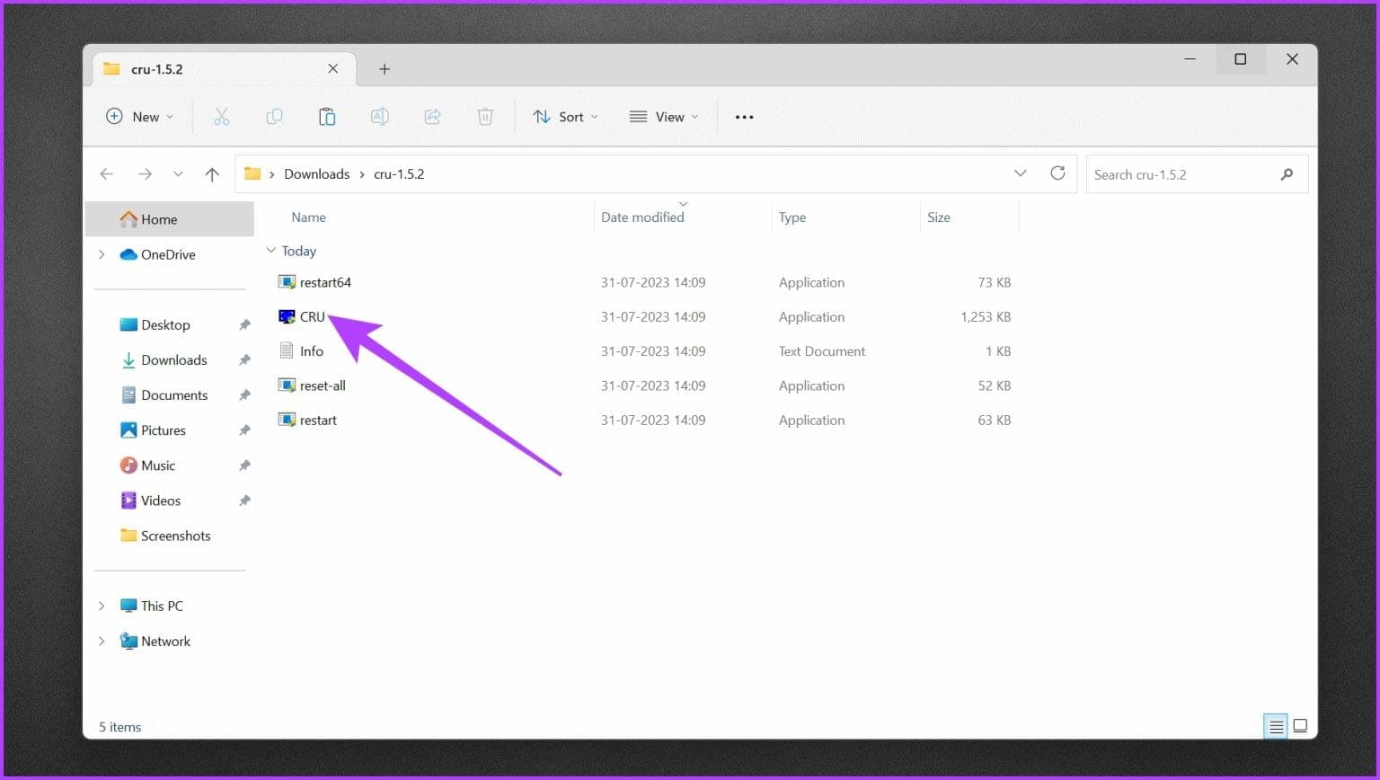 withborder_double-click-on-CRU-to-launch-it-1536x868-1 كيفية رفع تردد التشغيل على الشاشة: NVIDIA و AMD و Intel GPUs