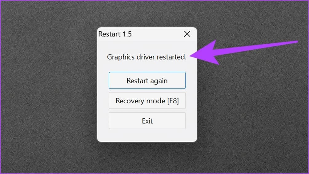 withborder_youll-get-a-pop-up-on-your-screen-stating-Graphics-driver-restarted كيفية رفع تردد التشغيل على الشاشة: NVIDIA و AMD و Intel GPUs