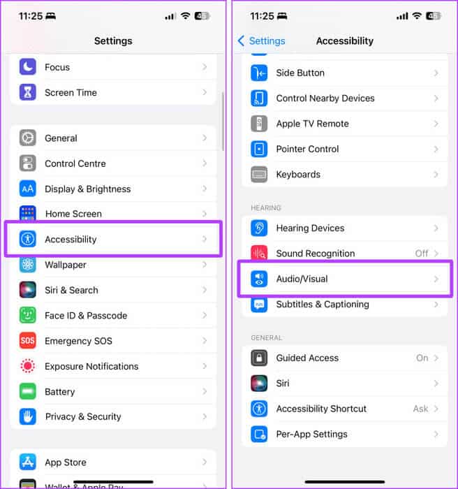 Accessibility-Settings-iPhone-2 كيفية جعل Spotify أعلى صوتًا على سطح المكتب والهاتف المحمول
