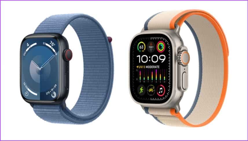 Apple-Watch-size Apple Watch Series 9 vs. Apple Watch Ultra 2: أيهما أفضل