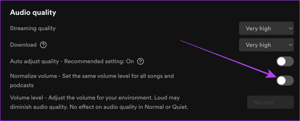 Audio-Quality-Settings-Spotify-Desktop-1024x414-1 كيفية جعل Spotify أعلى صوتًا على سطح المكتب والهاتف المحمول