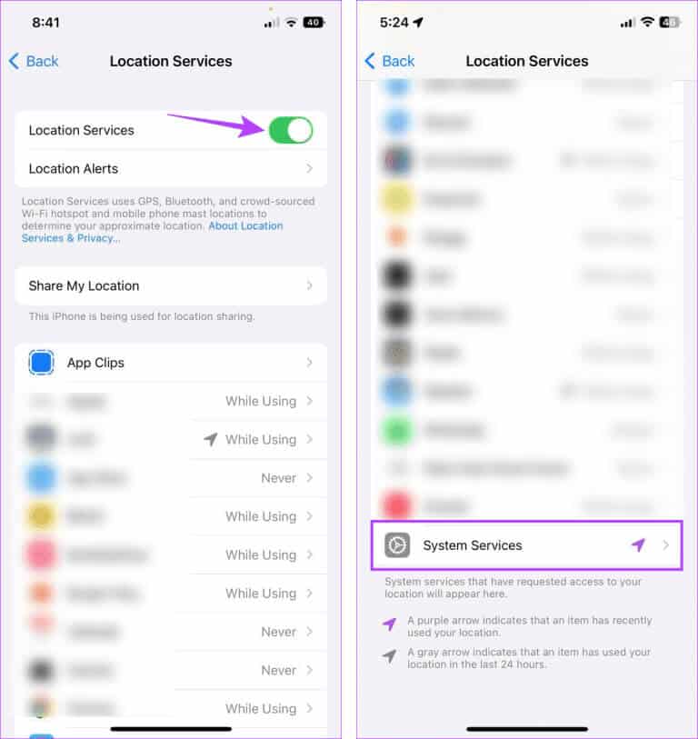 Check-Location-Services-768x813-1 8 إصلاحات لعدم عمل أو عدم توفر iOS 17 Check In على iPhone