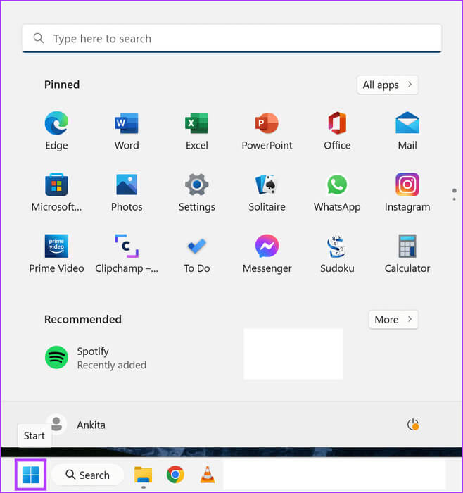 Click-on-Start-1 10 طرق لإصلاح مشكلة "لا يمكن تسجيل الخروج من Facebook" على الهاتف المحمول وسطح المكتب