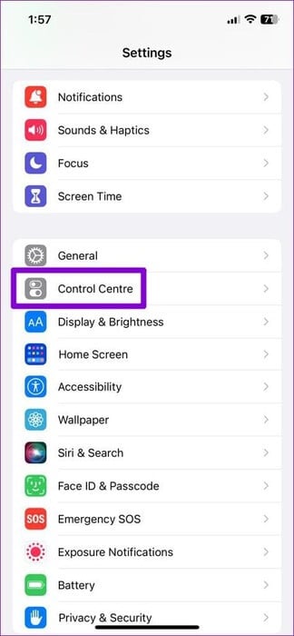 Control-Center-on-iPhone كيفية نقل أو إعادة ترتيب التطبيقات على iPhone
