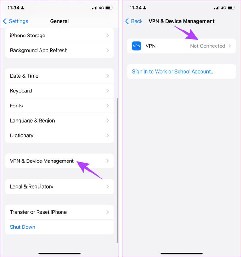 Disconnect-VPN-iPhone-768x818-1 9 طرق لإصلاح عدم عمل تطبيق Bereal كما ينبغي