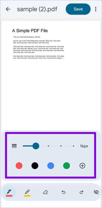 Drawing-Tool-for-PDF-in-Google-Drive-App-500x1024-1 كيفية إضافة تعليق توضيحي إلى ملف PDF باستخدام تطبيق Google Drive على Android
