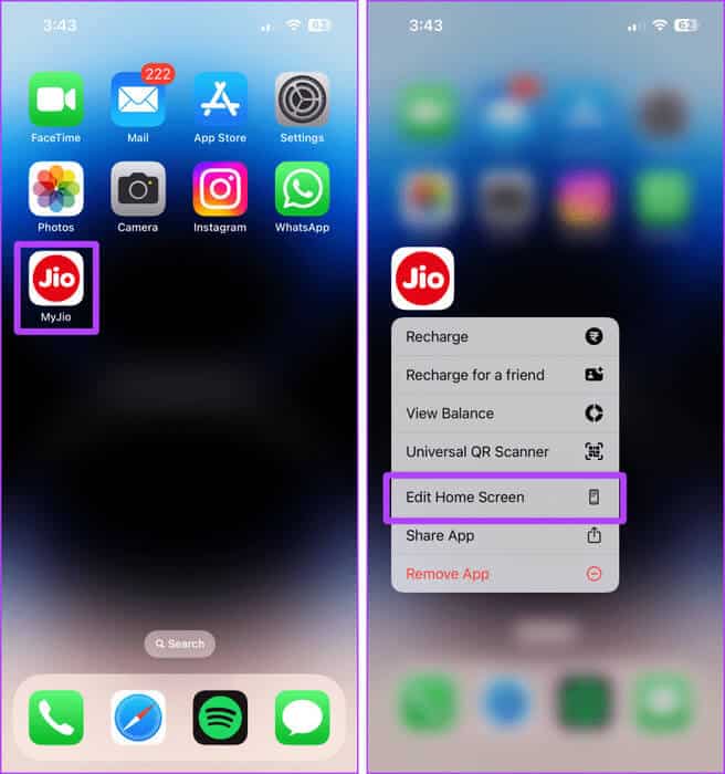 Edit-Home-Screen-on-iOS كيفية نقل أو إعادة ترتيب التطبيقات على iPhone