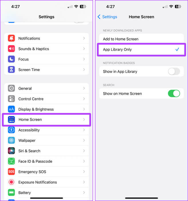 Home-Screen-Setting-on-iPhone كيفية نقل أو إعادة ترتيب التطبيقات على iPhone