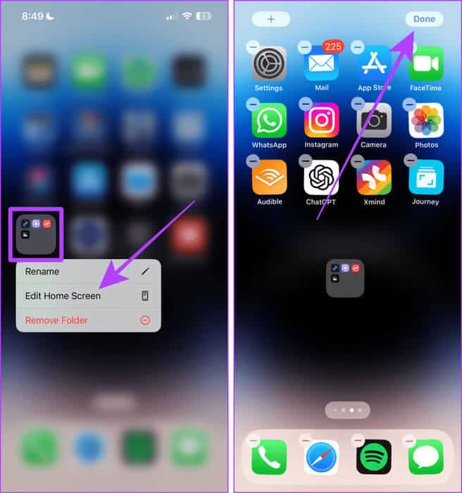 Moving-a-Folder-on-iPhone كيفية نقل أو إعادة ترتيب التطبيقات على iPhone