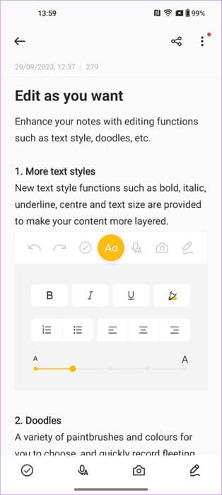 Notes-2-459x1024-1 أفضل 8 نصائح وحيل OxygenOS 14 التي يجب أن تعرفها