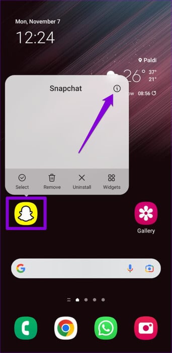 Open-Snapchat-App-Info-3-500x1024-1 8 طرق لإصلاح عدم تشغيل مقاطع الفيديو في Snapchat على Android وiPhone