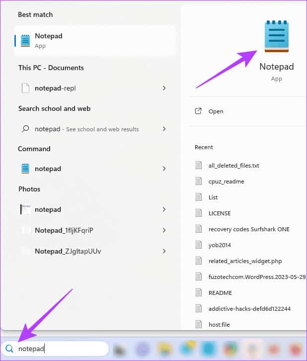 Opening-notepad-1 أفضل 4 طرق لعمل نسخة احتياطية لمحرر نهج المجموعة المحلي على Windows 11