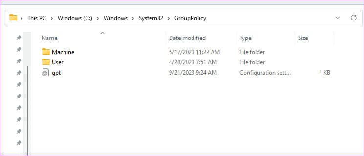Recovered-group-policy-settings أفضل 4 طرق لعمل نسخة احتياطية لمحرر نهج المجموعة المحلي على Windows 11