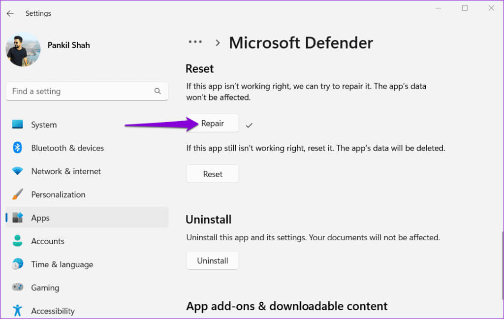 أفضل 6 إصلاحات لعدم القدرة على تسجيل Entrée إلى تطبيق Microsoft Defender على Windows 11 - %categories