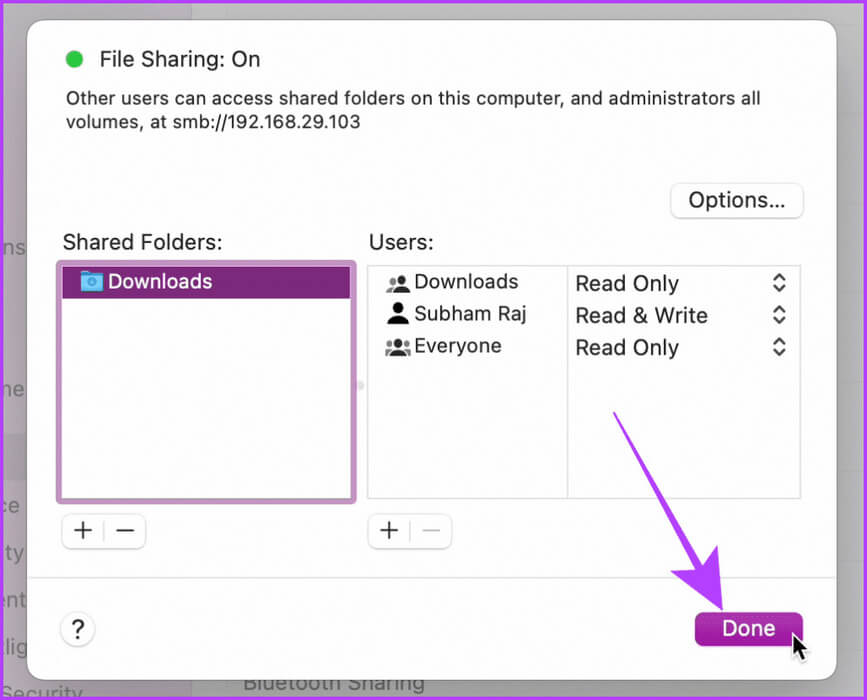 SMB-File-Sharing-On-on-Mac-1024x827-1 4 طرق لنقل الملفات بين Mac وAndroid لاسلكيًا