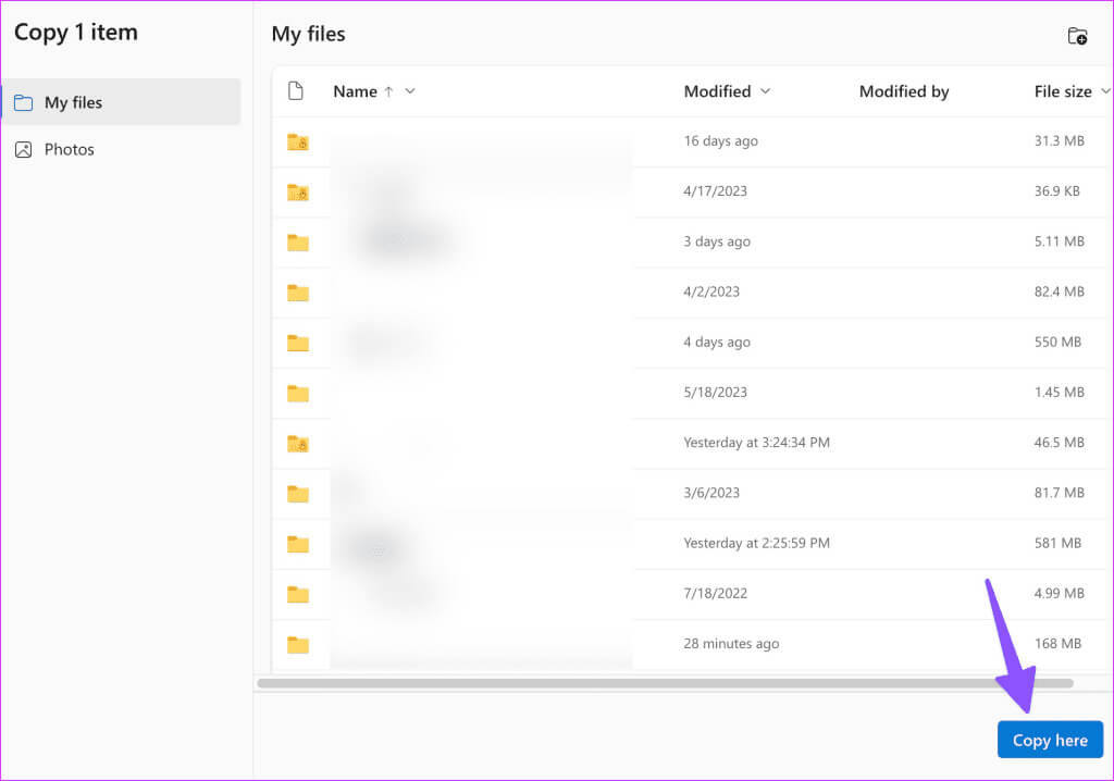 كيفية حفظ الملفات المشتركة على OneDrive للويب والهاتف المحمول - %categories
