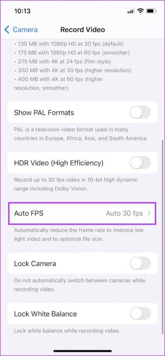 كيفية تغيير FPS للفيديو على كاميرا iPhone - %categories