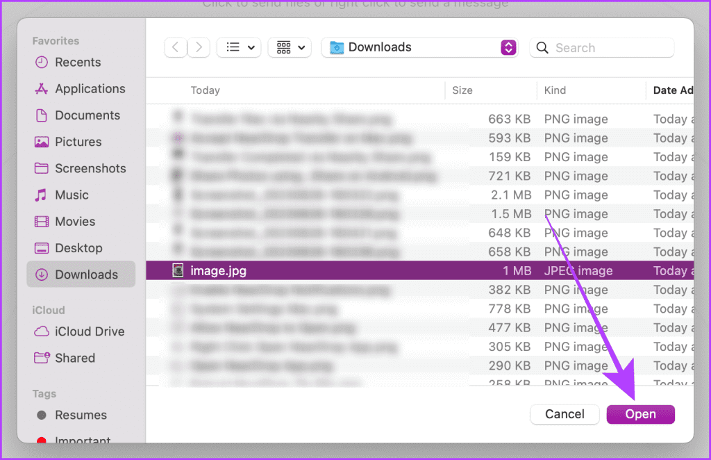 Select-File-to-Share-via-SnapDrop-1024x662-1 4 طرق لنقل الملفات بين Mac وAndroid لاسلكيًا