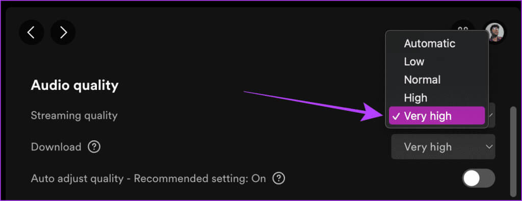 Streaming-Quality-Changed-on-Spotify-Computer-1024x394-1 كيفية جعل Spotify أعلى صوتًا على سطح المكتب والهاتف المحمول