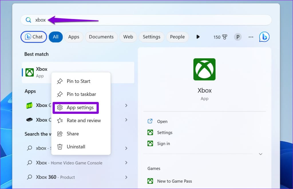 Xbox-App-Settings-Windows-1024x661-1 أفضل 6 إصلاحات لعدم عرض تطبيق Xbox الألعاب المثبتة على Windows