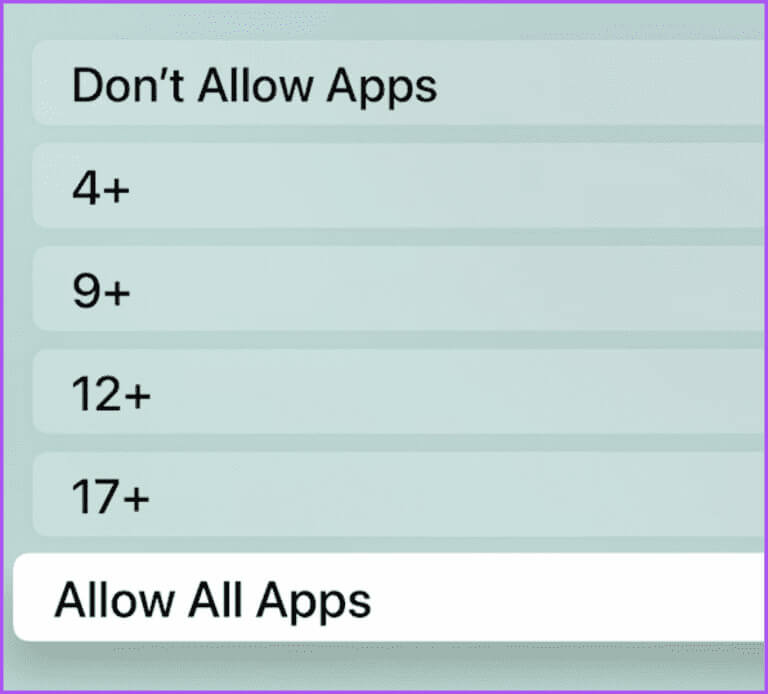 change-age-for-apps-parental-controls-apple-tv-768x694-1 كيفية إعداد أدوات الرقابة الأبوية على Apple TV