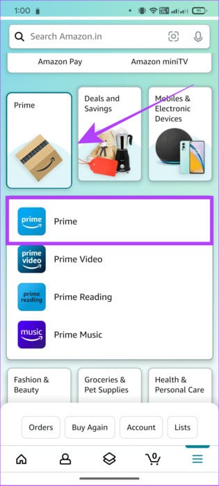 choose-Prime-and-then-select-Prime-again-to-confirm 10 طرق لإصلاح رمز الخطأ 5004 أو 5005 على Amazon Prime Video