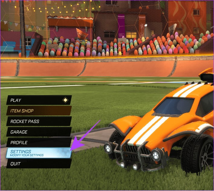 choose-Settings-6 15 طريقة لإصلاح تعطل لعبة Rocket League أو تجمدها