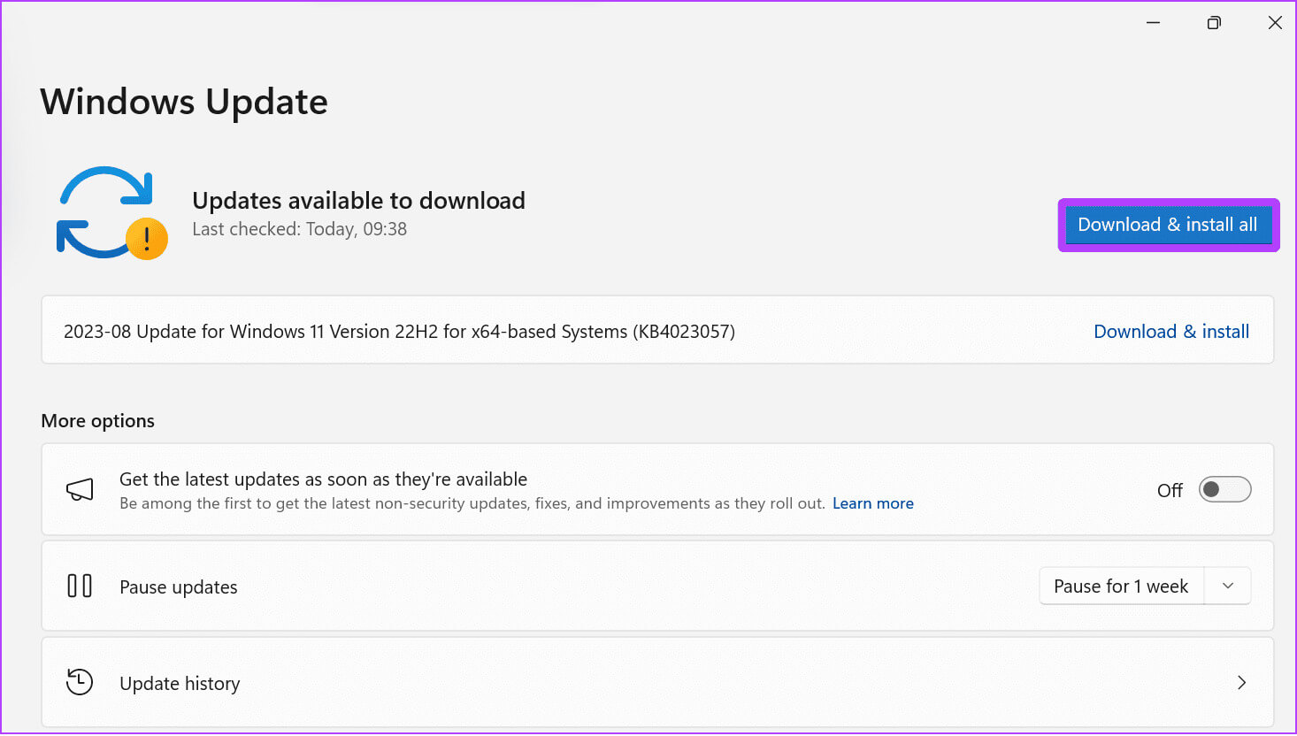 choose-download-and-install-1 15 طريقة لإصلاح تعطل لعبة Rocket League أو تجمدها