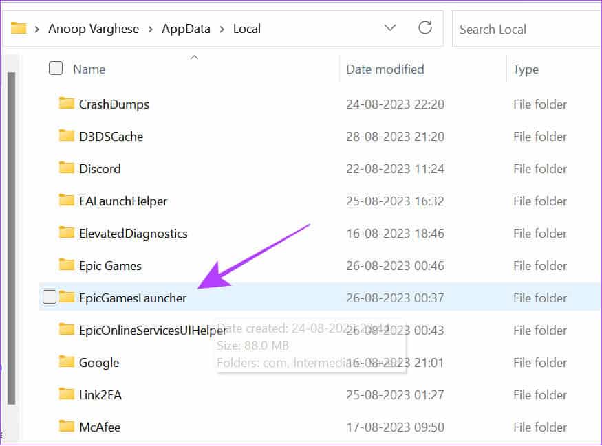 choose-epicgameslauncher 12 طريقة لإصلاح رمز خطأ II-E1003 في Epic Games