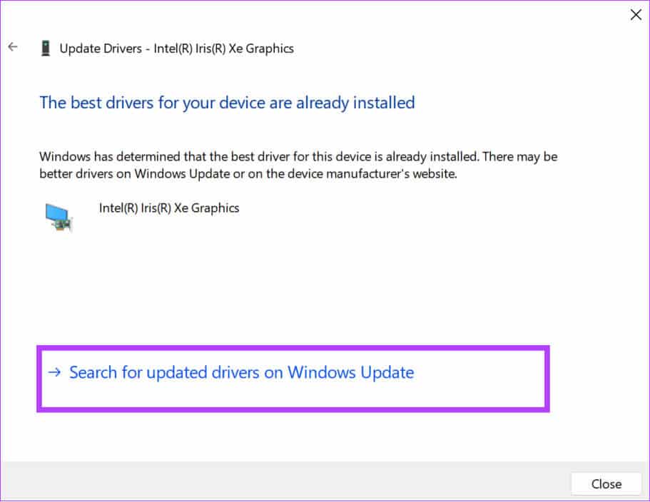 choose-search-for-updated-drivers-on-Windows-1 15 طريقة لإصلاح تعطل لعبة Rocket League أو تجمدها
