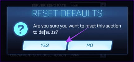 choose-yes-to-confirm-2 15 طريقة لإصلاح تعطل لعبة Rocket League أو تجمدها