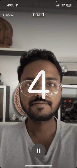 countdown-timer-FaceTime-video-message-473x1024-1 كيفية إرسال رسالة فيديو FaceTime على iPhone
