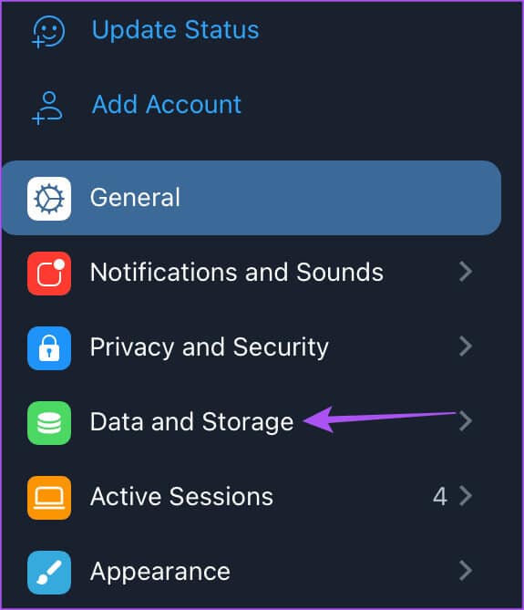data-and-storage-telegram-desktop كيفية إعداد اتصال الوكيل على Telegram على الهاتف المحمول وسطح المكتب