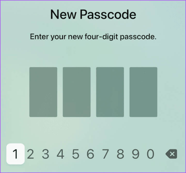 enter-new-passcode-for-parental-controls-apple-tv-768x716-1 كيفية إعداد أدوات الرقابة الأبوية على Apple TV
