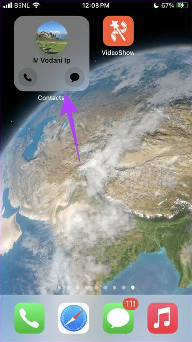 iOS-17-Contact-widget-576x1024-1 19 أفضل ميزات ونصائح تطبيقي الرسائل وFaceTime على iOS 17.