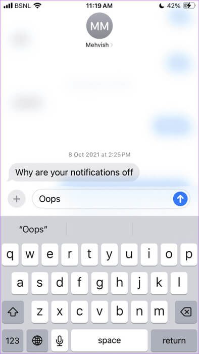 iOS-17-Message-swipe-to-reply-576x1024-1 19 أفضل ميزات ونصائح تطبيقي الرسائل وFaceTime على iOS 17.