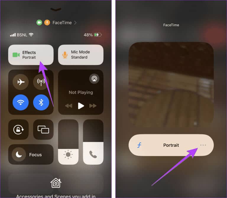 iOS-17-portrait-intensity-768x671-1 19 أفضل ميزات ونصائح تطبيقي الرسائل وFaceTime على iOS 17.
