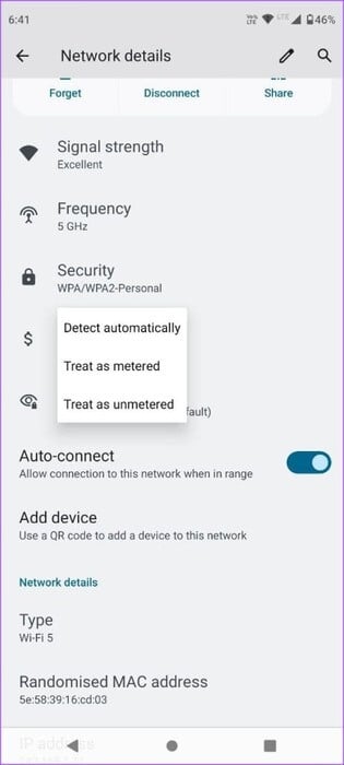 network-usage-settings-android-461x1024-1 أفضل 6 إصلاحات لعدم مزامنة Spotify بين الهاتف المحمول وسطح المكتب