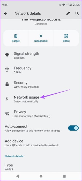 network-usage-settings-wifi-android-463x1024-2 أفضل 6 إصلاحات لعدم مزامنة Spotify بين الهاتف المحمول وسطح المكتب