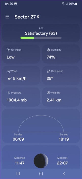new-features-such-as-real-time-weather-updates-air-quality-alerts-and-pollen-forecasts-473x1024-1 8 أفضل نصائح وحيل Samsung One UI 6 التي يجب أن تعرفها