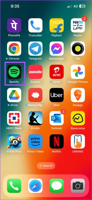 open-spotify-on-iphone-2-473x1024-1 أفضل 6 إصلاحات لعدم مزامنة Spotify بين الهاتف المحمول وسطح المكتب