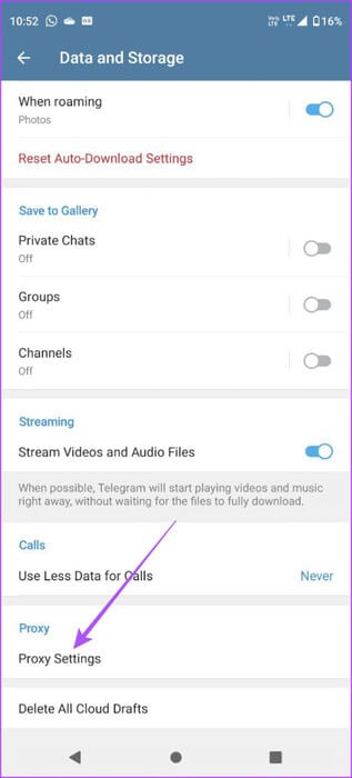 proxy-settings-Telegram-android-463x1024-1 كيفية إعداد اتصال الوكيل على Telegram على الهاتف المحمول وسطح المكتب