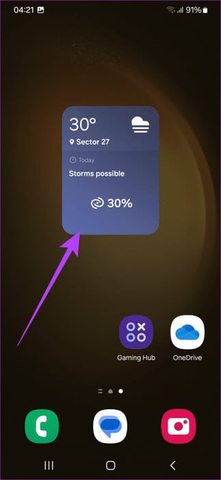 the-Weather-widget-also-gets-an-update-473x1024-1 8 أفضل نصائح وحيل Samsung One UI 6 التي يجب أن تعرفها
