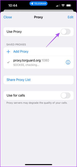 use-proxy-in-Telegram-iPhone-475x1024-1 كيفية إعداد اتصال الوكيل على Telegram على الهاتف المحمول وسطح المكتب