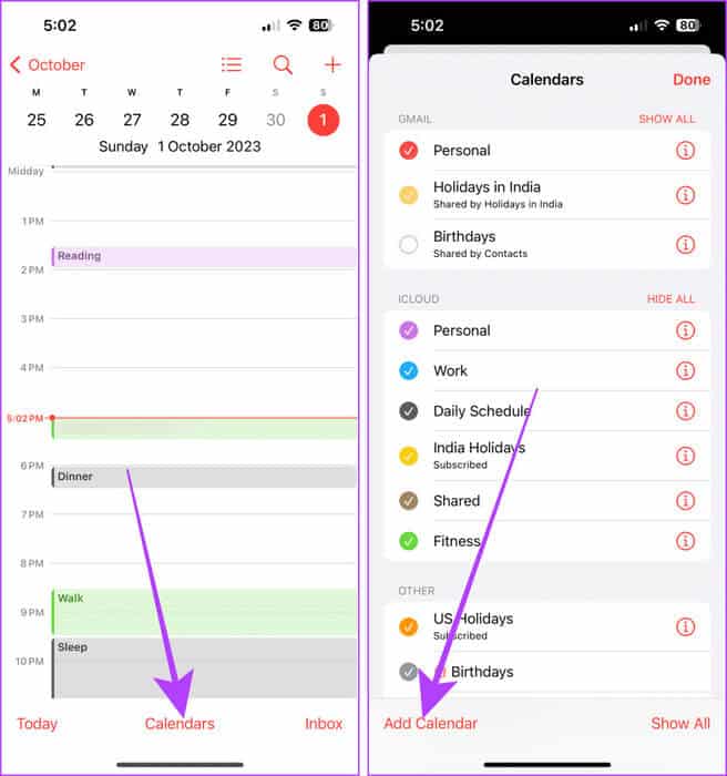 Add-Calendar-on-iPhone كيفية استخدام ومشاركة Google Calendar على iPhone