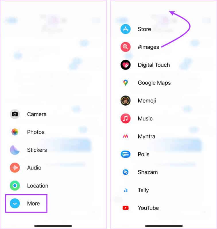 Add-images-option 8 إصلاحات لعدم عمل أو اختفاء ملفات GIF على iPhone