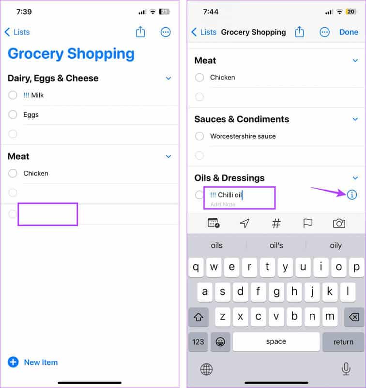 كيفية إنشاء ومشاركة قائمة التسوق على iPhone - %categories