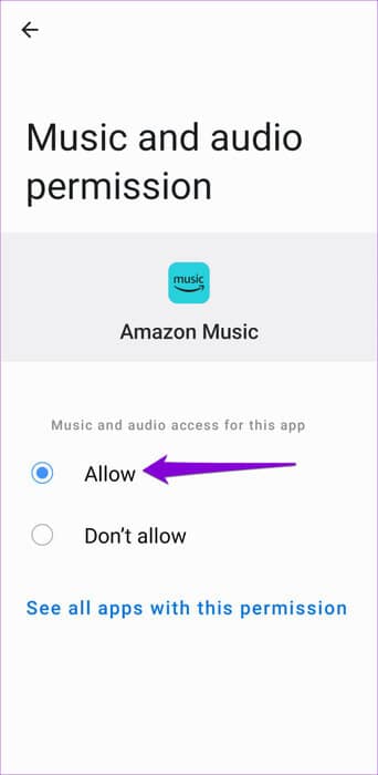 Allow-Amazon-Music-Permissions-on-Android-500x1024-1 أفضل 9 طرق لإصلاح عدم تنزيل Amazon Music على Android وiPhone