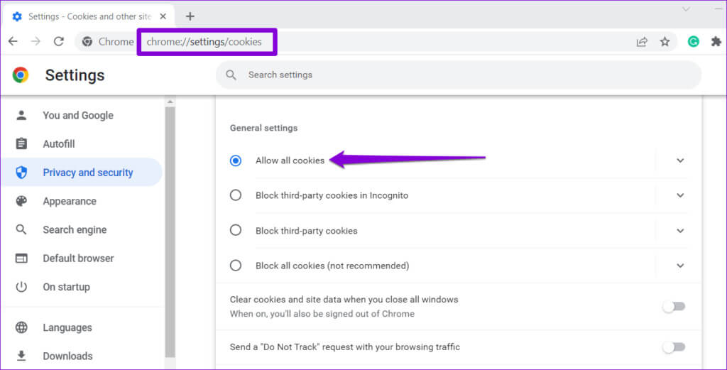 Allow-Cookies-in-Chrome-1024x521-1 أفضل 7 طرق لإصلاح استمرار تسجيل خروجي على Twitter