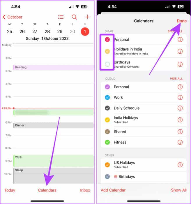 Apple-Calendar-iPhone كيفية استخدام ومشاركة Google Calendar على iPhone